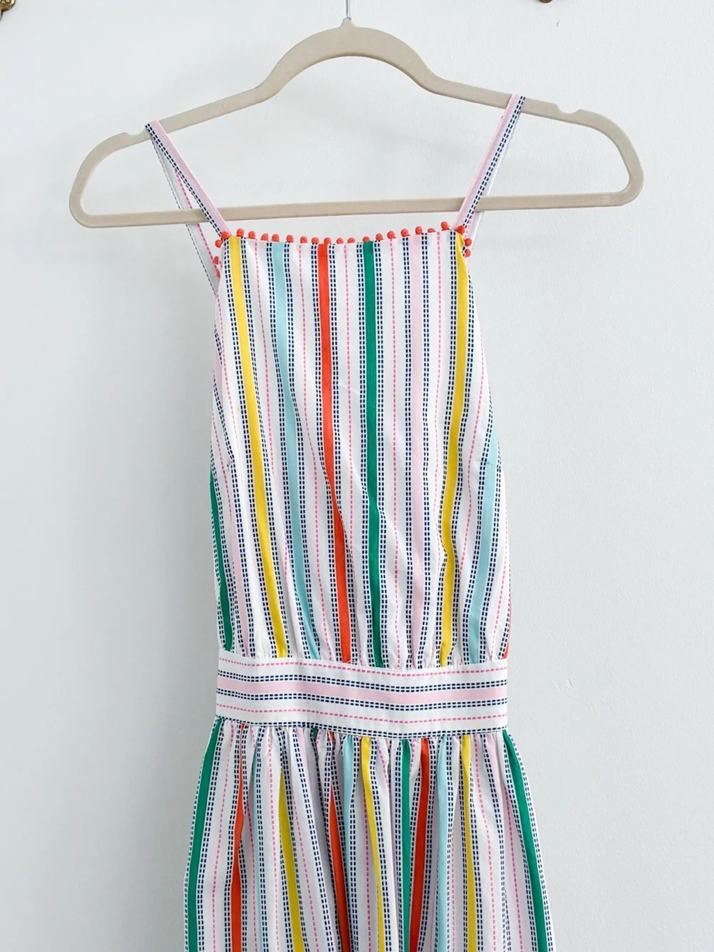 Boden Multicolor Stripe Midi Dress
